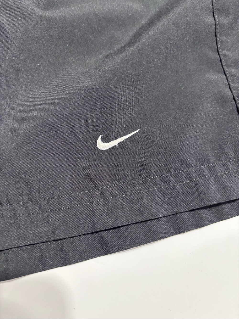 Nike Black Athletic Shorts with Swoosh - Picture 2 of 7